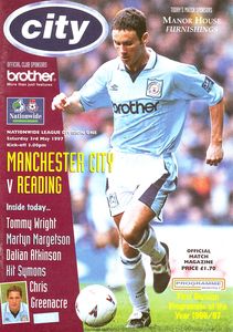 Manchester City v Reading 1996/97