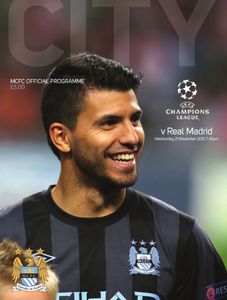 Manchester City v Real Madrid UEFA Champions League Group B match 5 2012/13