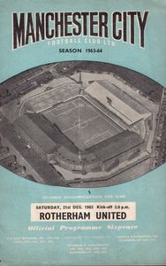 Manchester City v Rotherham United 1963/64