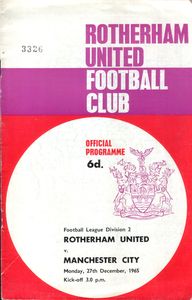 Rotherham United v Manchester City 1964/65