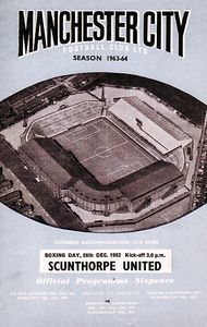 Manchester City v Scunthorpe United 1963/64