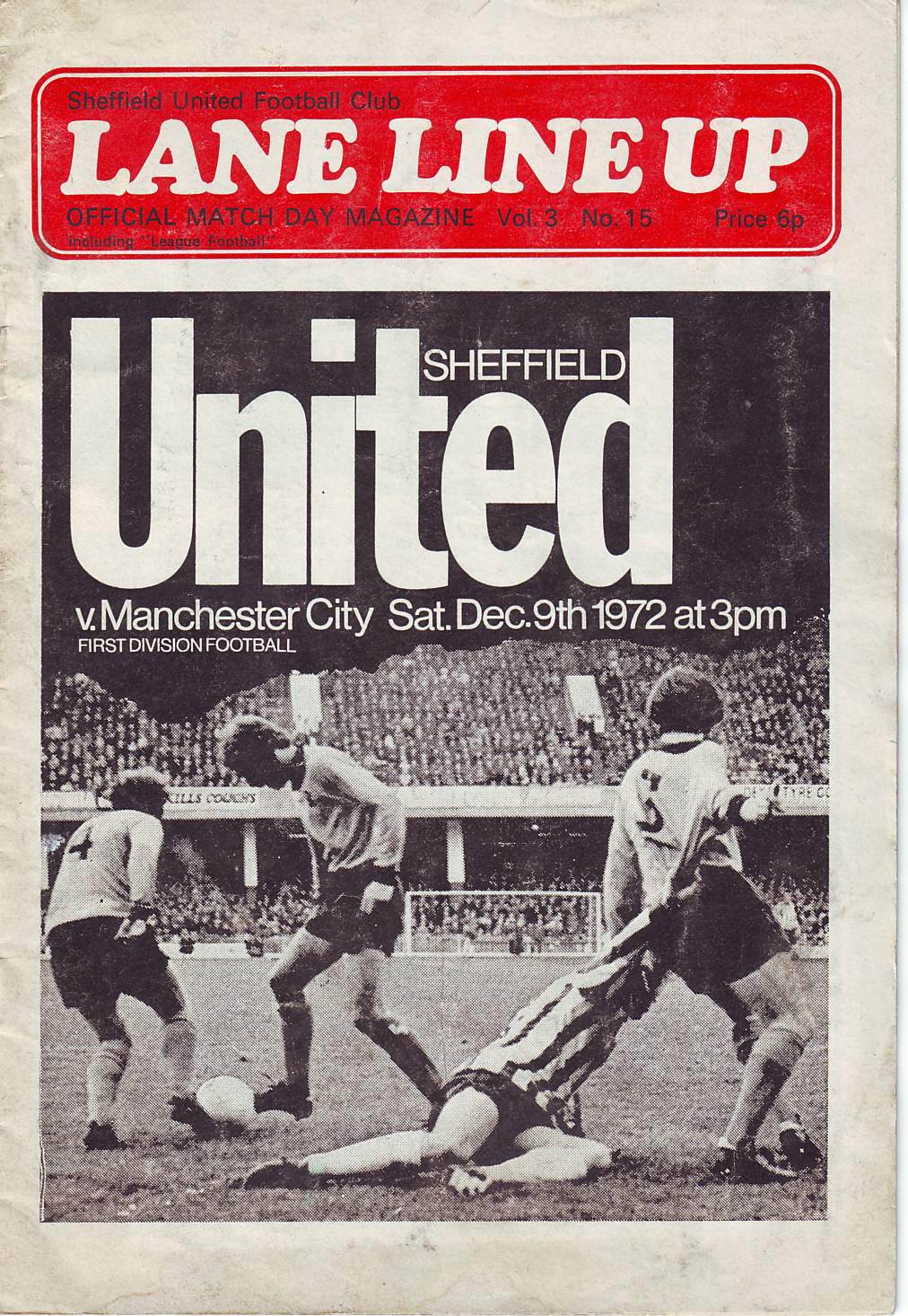 Sheffield United v Manchester City 1971/72