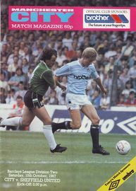 Manchester City v Sheffield United 1987/88