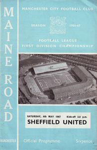 Manchester City v Sheffield United 1966/67
