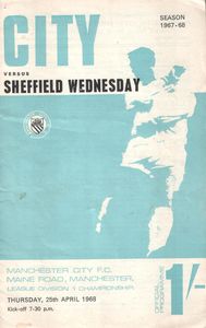 Manchester City v Sheffield Wednesday 1967/68