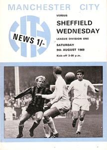 Manchester City v Sheffield Wednesday 1969/70