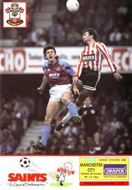 Southampton v Manchester City 1990/91