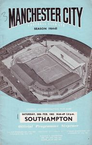 Manchester City v Southampton 1964/65