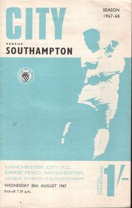 Manchester City v Southampton 1967/68