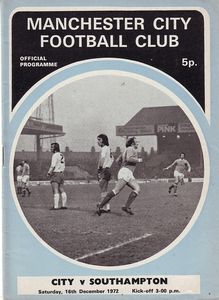 Manchester City v Southampton 1972/73