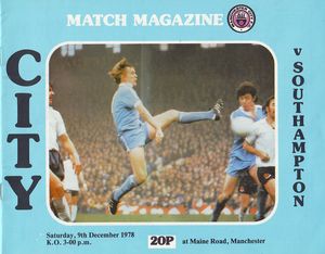 Manchester City v Southampton 1978/79