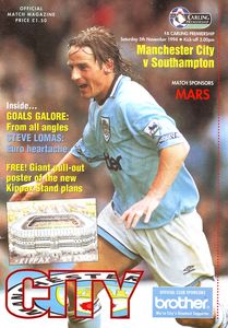 Manchester City v Southampton 1994/95