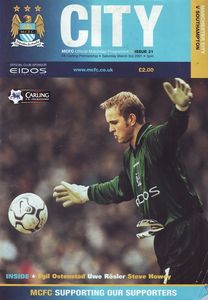 Manchester City v Southampton 2000/01