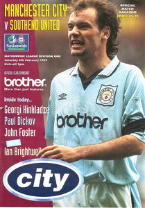 Manchester City v Southend 1996/97