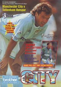 Manchester City v Tottenham 1994/95