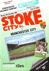 Stoke City v Manchester City 1988/89
