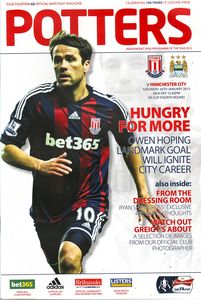 Stoke City v Manchester City FA Cup 4th Round 2012/13