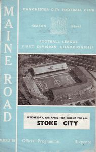 Manchester City v Stoke City 1966/67