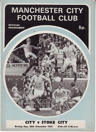 Manchester City v Stoke City 1972/73