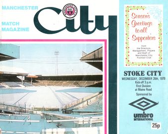 Manchester City v Stoke City 1979/80