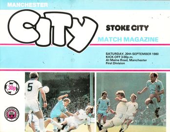 Manchester City v Stoke City 1980/81