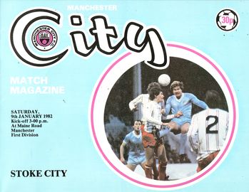 Manchester City v Stoke City 1981/82