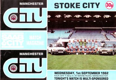 Manchester City v Stoke City 1982/83