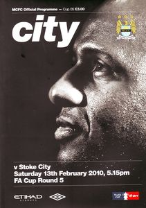Manchester City v Stoke City FA Cup 5th Round 2009/10