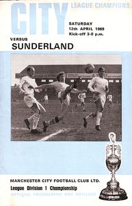 Manchester City v Sunderland 1968/69