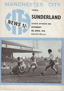 Manchester City v Sunderland 1969/70
