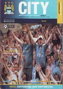 Manchester City v Sunderland 2000/01