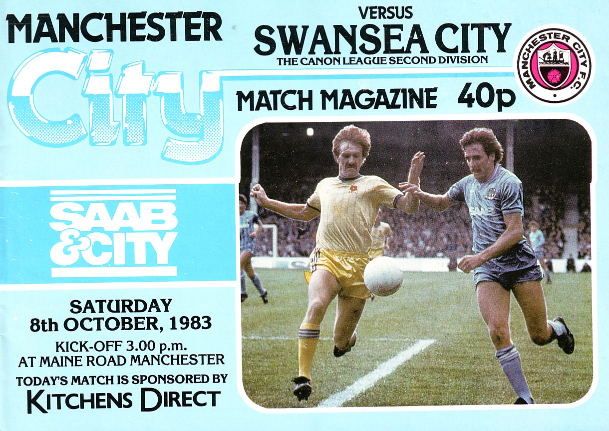 Manchester City v Swansea City 1983/84
