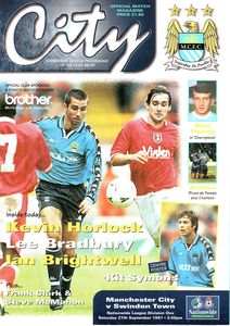Manchester City v Swindon Town 1997/98