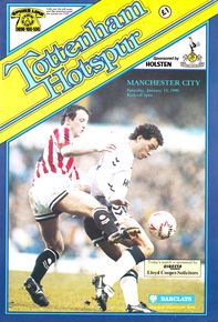 Tottenham Hotspur v Manchester City 1989/90