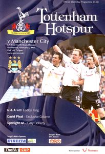 Tottenham Hotspur v Manchester City FA Cup 4th Round Replay 2003/04