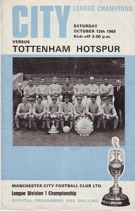 Manchester City v Tottenham Hotspur 1968/69