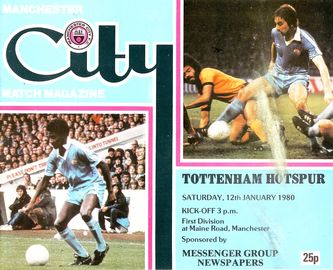 Manchester City v Tottenham Hotspur 1979/80
