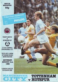 Manchester City v Tottenham Hotspur 1985/86