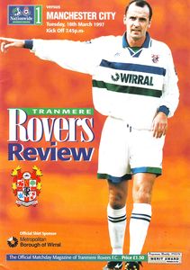 Tranmere v Manchester City 1996/97