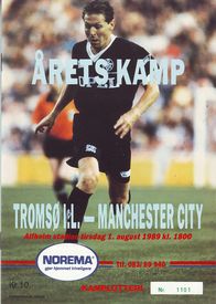 Tromso v Manchester City friendly 1989/90