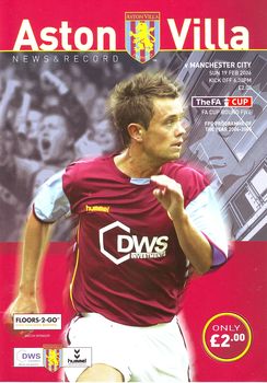 Aston Villa v Manchester City FA Cup 5th Round 2005/06