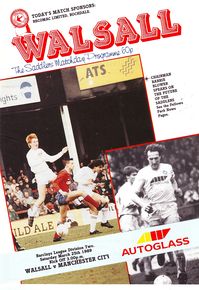 Walsall v Manchester City 1988/89