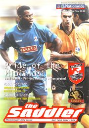 Walsall v Manchester City 1999/2000