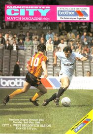 Manchester City v West Bromwich Albion 1987/88