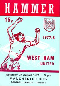 West Ham United v Manchester City 1977/78