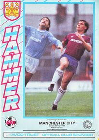 West Ham United v Manchester City 1985/86