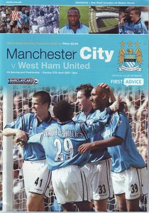 Manchester City v West Ham 2002/03
