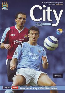 Manchester City v West Ham F.A. Cup 6th Round 2005/06