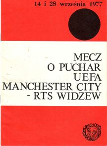 Widzew Lodz v Manchester City UEFA Cup 1st Round 2nd Leg 1977/78