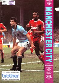 Manchester City v Wimbledon 1990/91